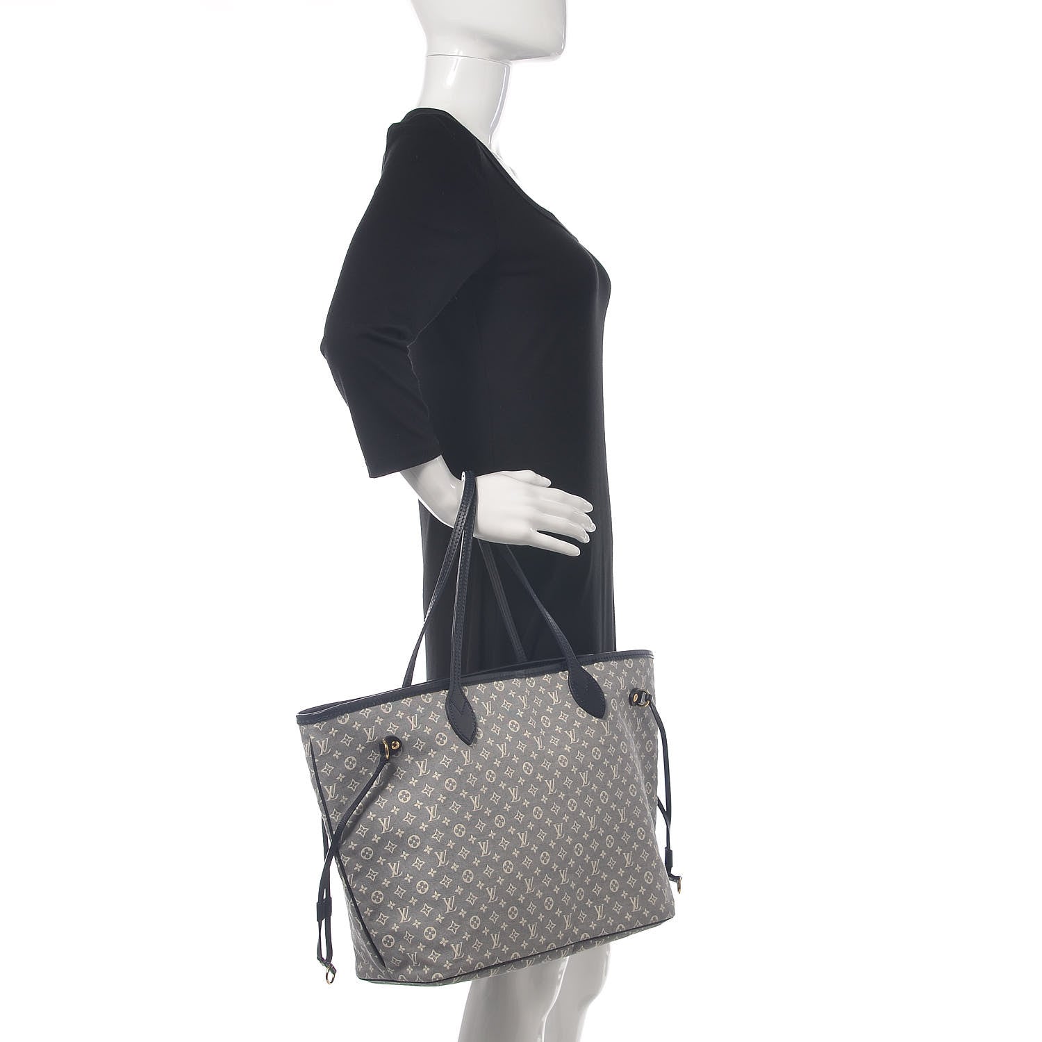 Louis Vuitton Monogram Idylle Neverfull MM Encre 2 of 11