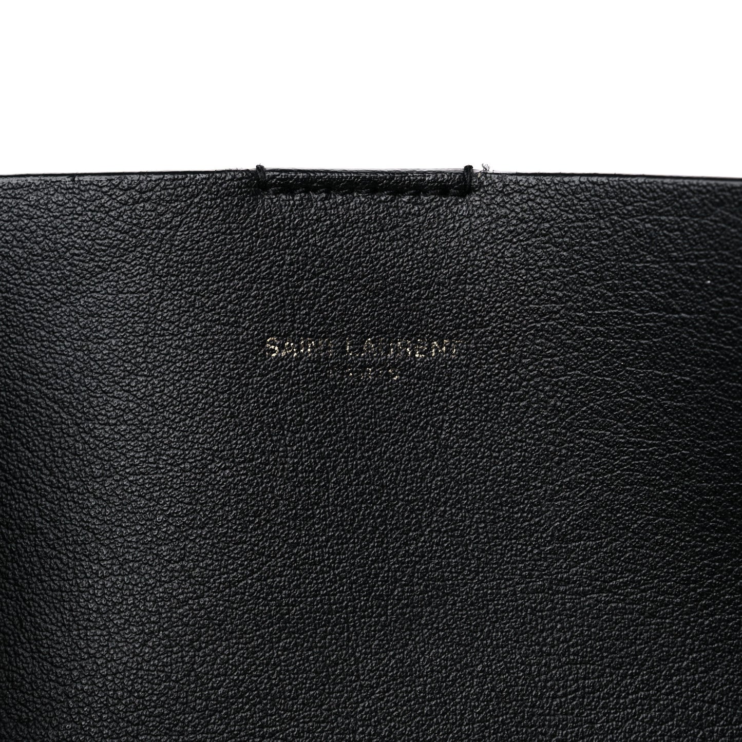 Calfskin Large Shopping Tote Black