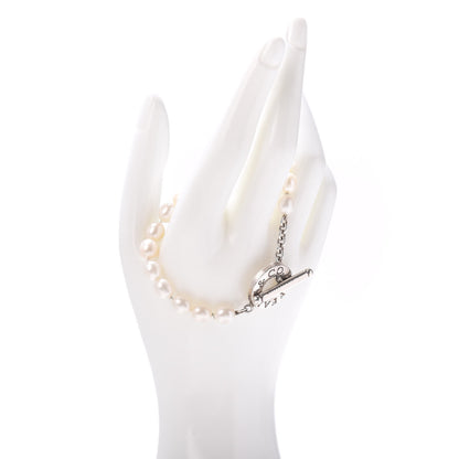Tiffany Sterling Silver Pearl Toggle Bracelet 2 of 4