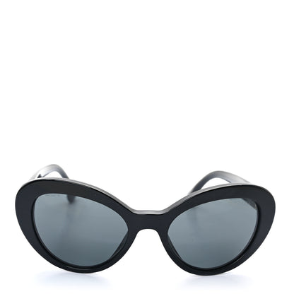 Prada Acetate Sunglasses SPR 15Q Black 2 of 7