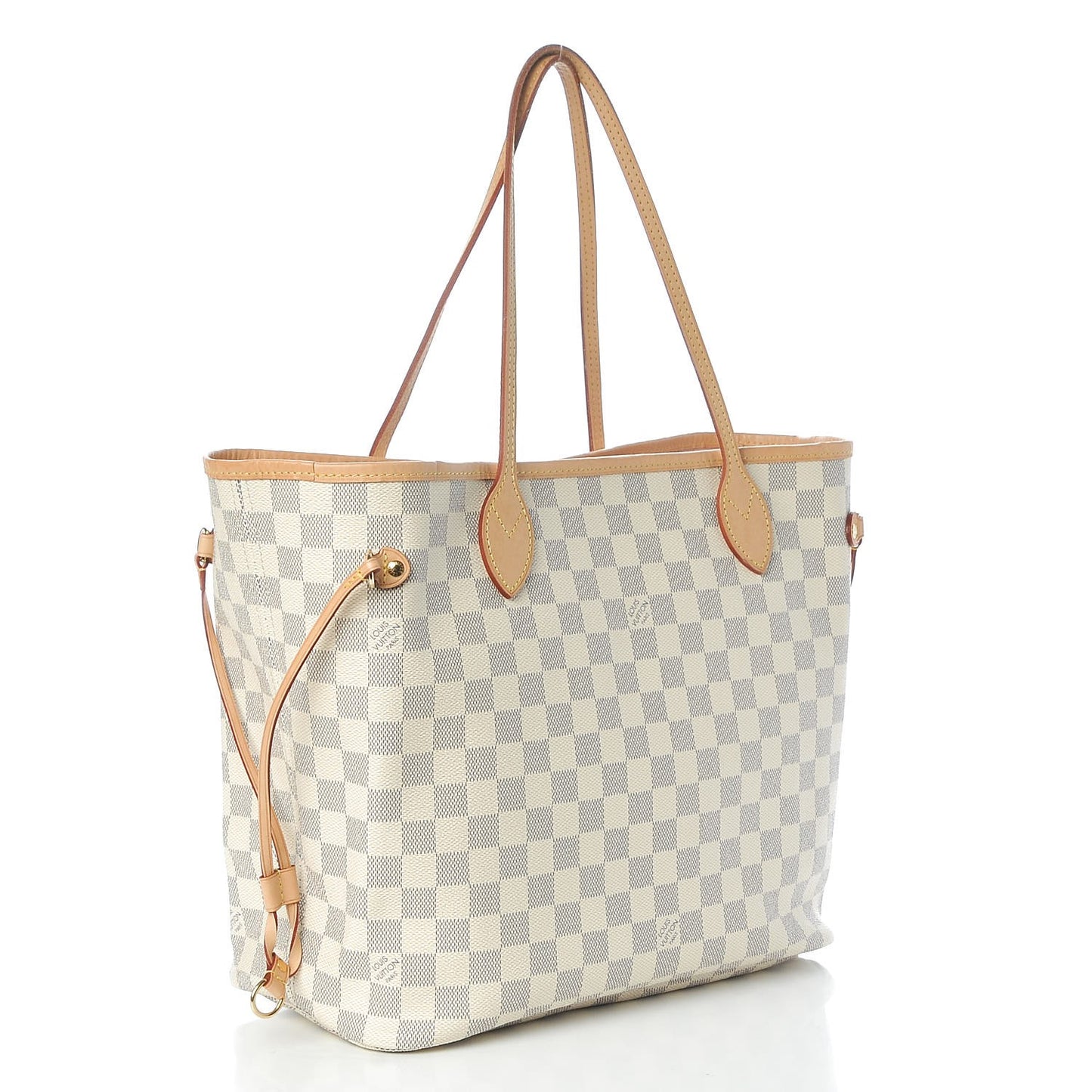 Damier Azur Neo Neverfull MM Rose Ballerine