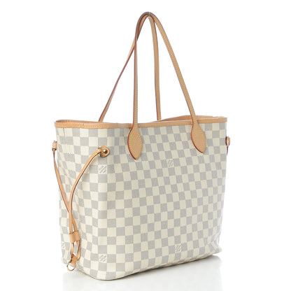 Louis Vuitton Damier Azur Neo Neverfull MM Rose Ballerine 3 of 12