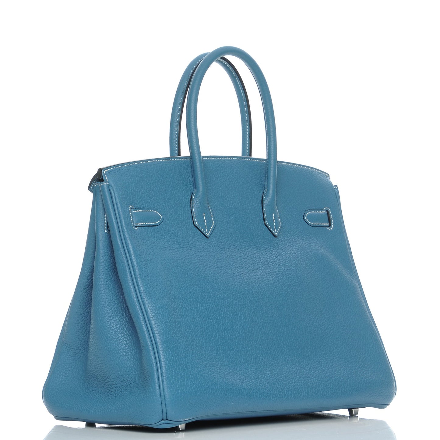 Taurillon Clemence Birkin 35 Blue Jean