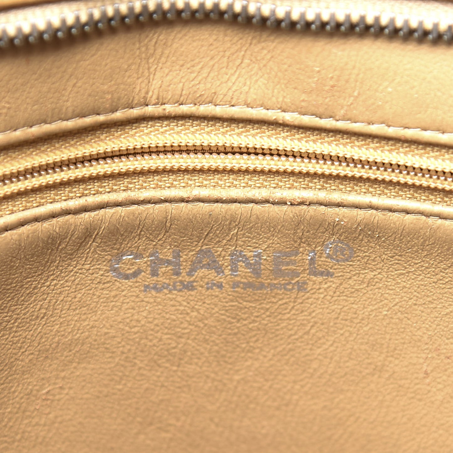 Caviar Quilted Medallion Tote Beige