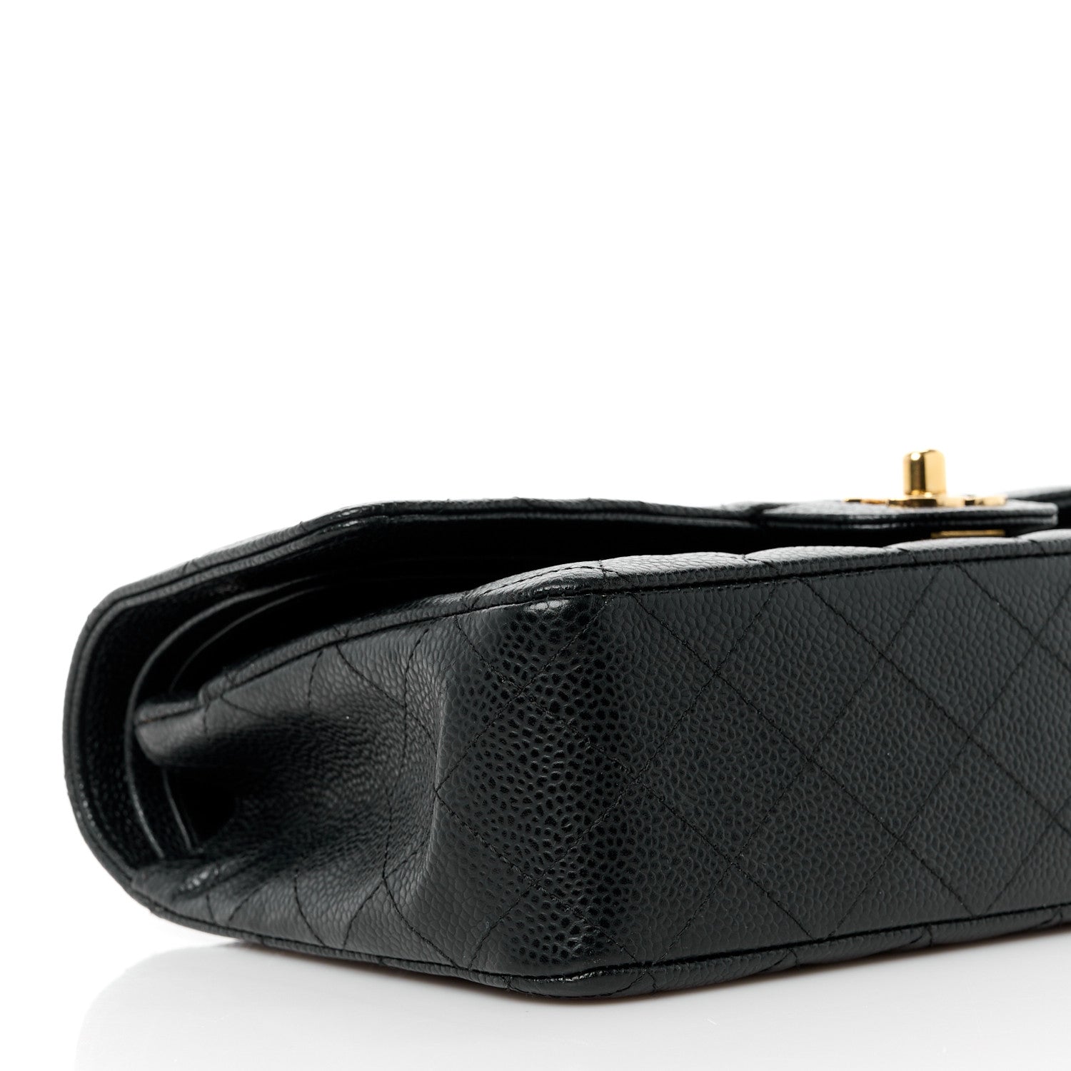 Chanel Caviar Quilted Medium Double Flap Black 10 of 11