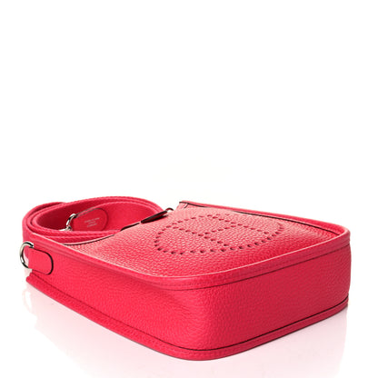 Hermes Taurillon Clemence Evelyne TPM Rose Extreme 3 of 4