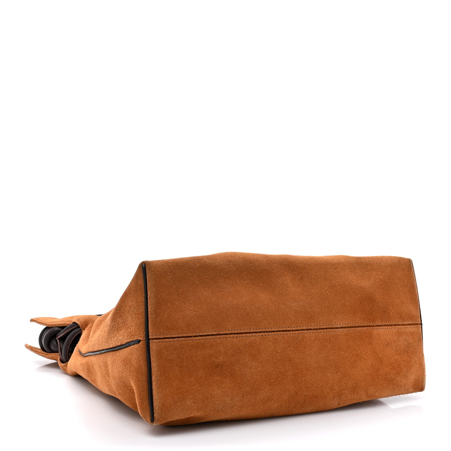 Loewe Suede Flamenco Knot Bag Tan 4 of 11
