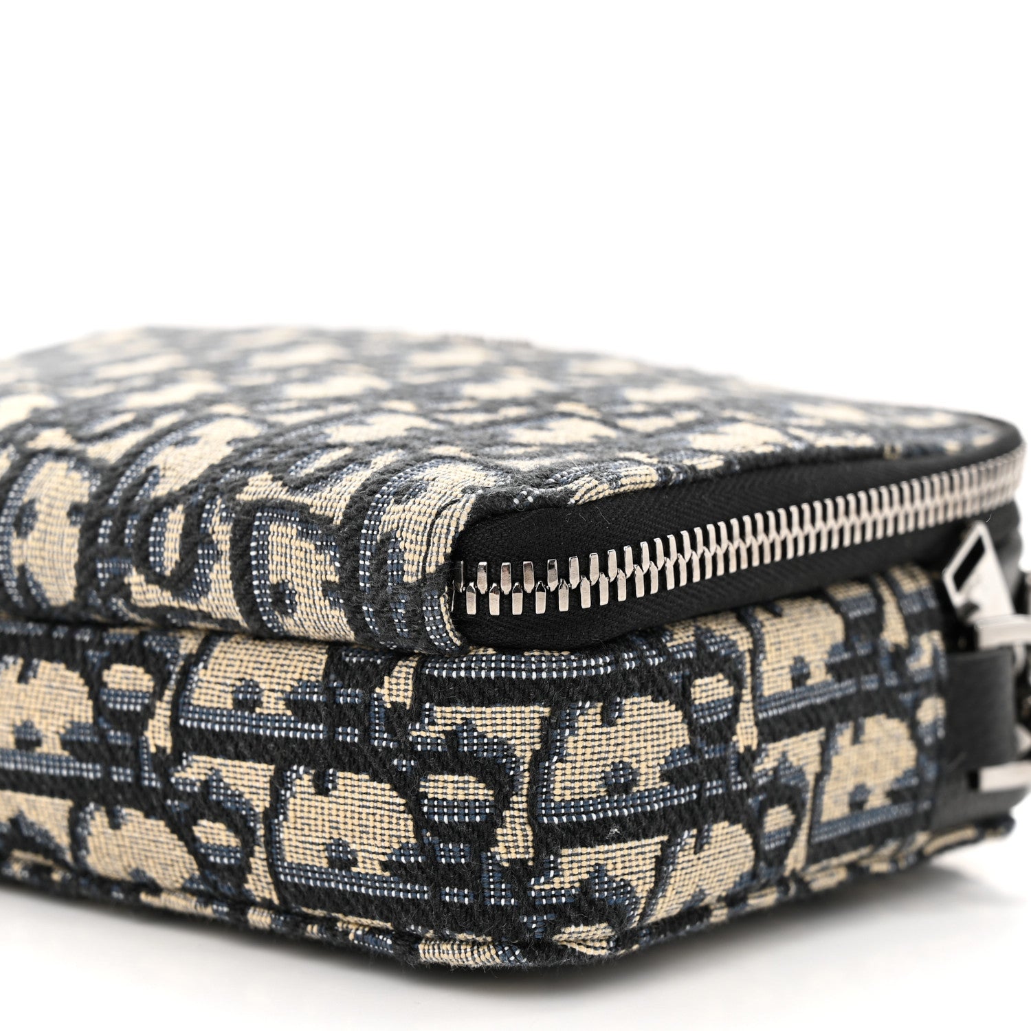 Christian Dior Oblique Pouch Navy Blue 10 of 10