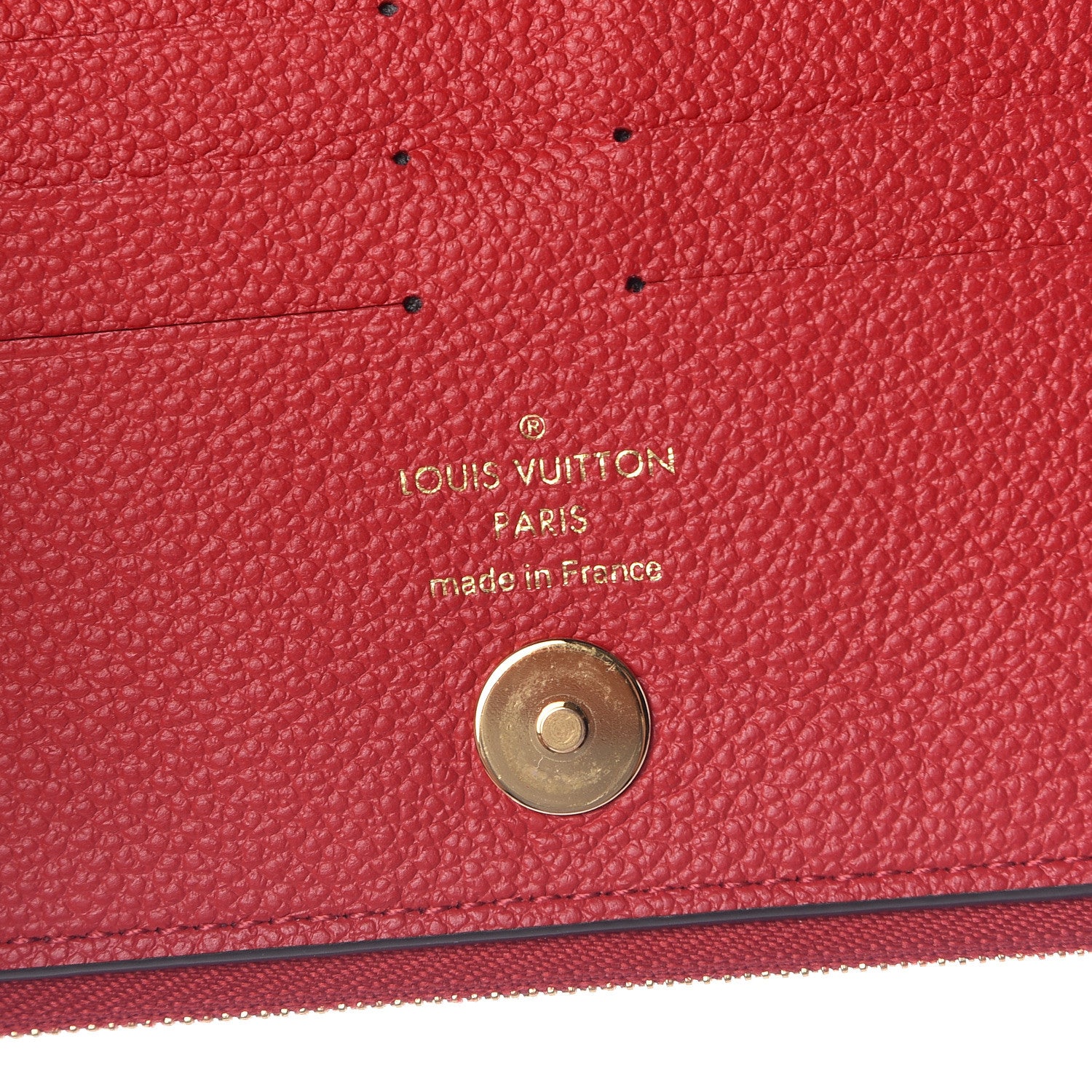 Louis Vuitton Empreinte Adele Wallet Cherry 6 of 7