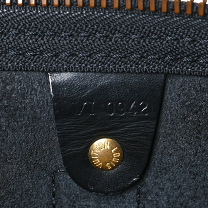 Louis Vuitton Epi Keepall 50 Black 6 of 14