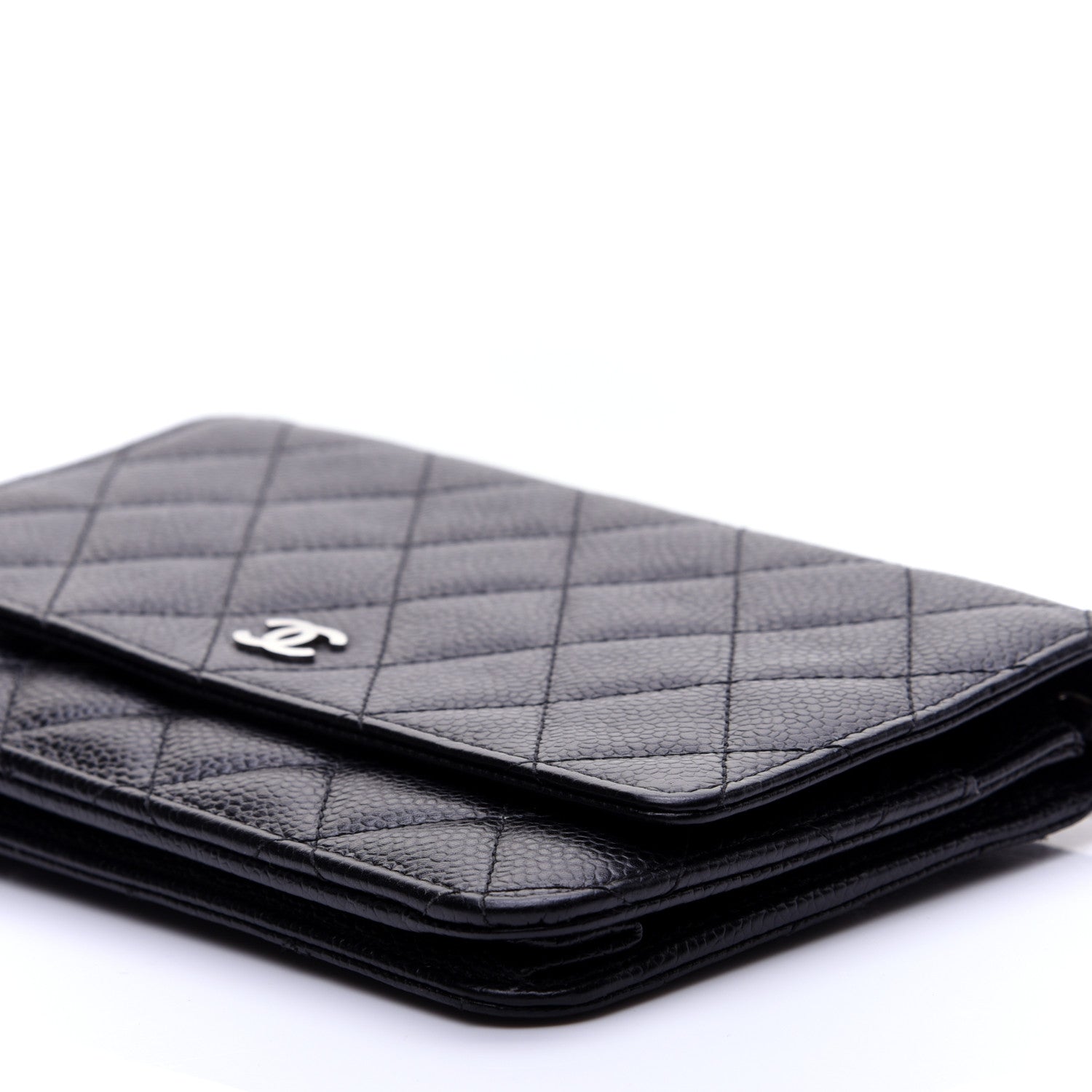 Chanel Caviar Quilted Wallet On Chain WOC Black 7 of 12
