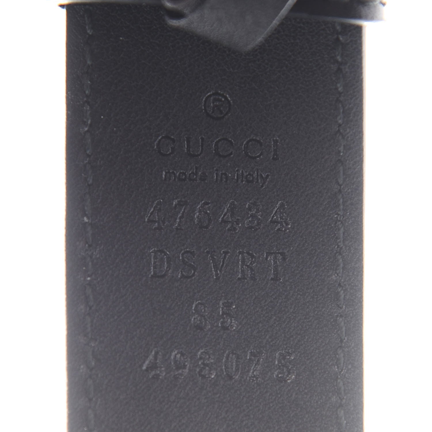 Gucci Calfskin Matelasse GG Marmont Belt Bag 85 34 Black 8 of 10