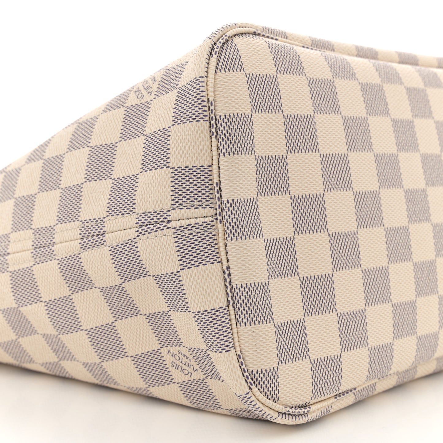 Damier Azur Neo Neverfull MM Rose Ballerine