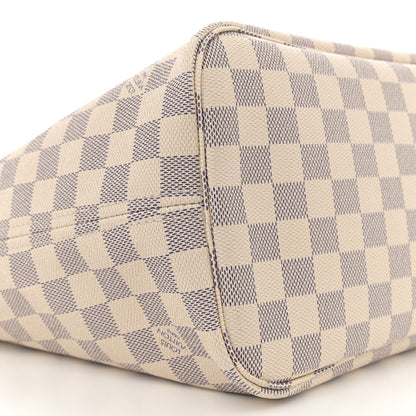 Louis Vuitton Damier Azur Neo Neverfull MM Rose Ballerine 9 of 10