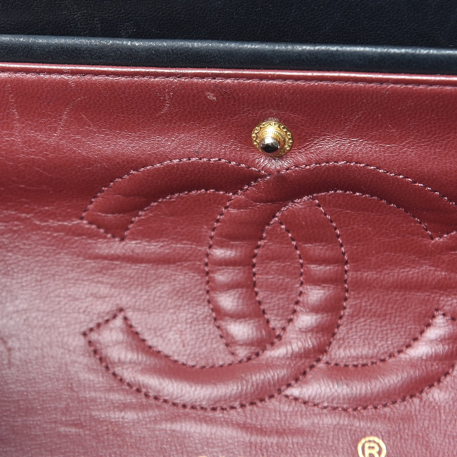Chanel Lambskin Quilted Medium Double Flap Black 11 of 19
