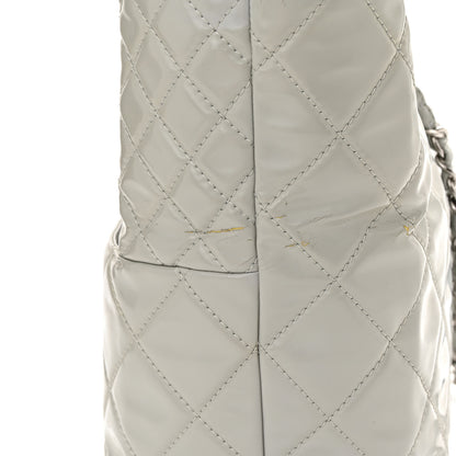 Chanel Vinyl Quilted Large In The Business Tote Light Grey 14 of 20