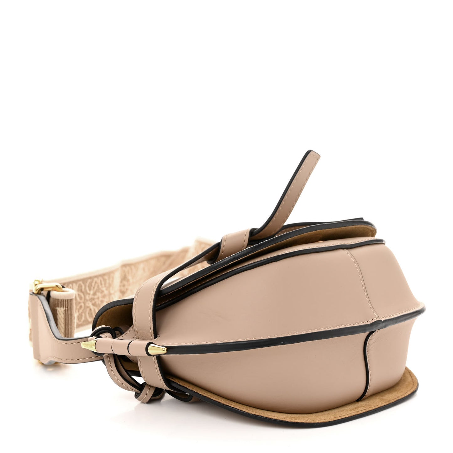 Calfskin Jacquard Mini Gate Dual Bag Sand