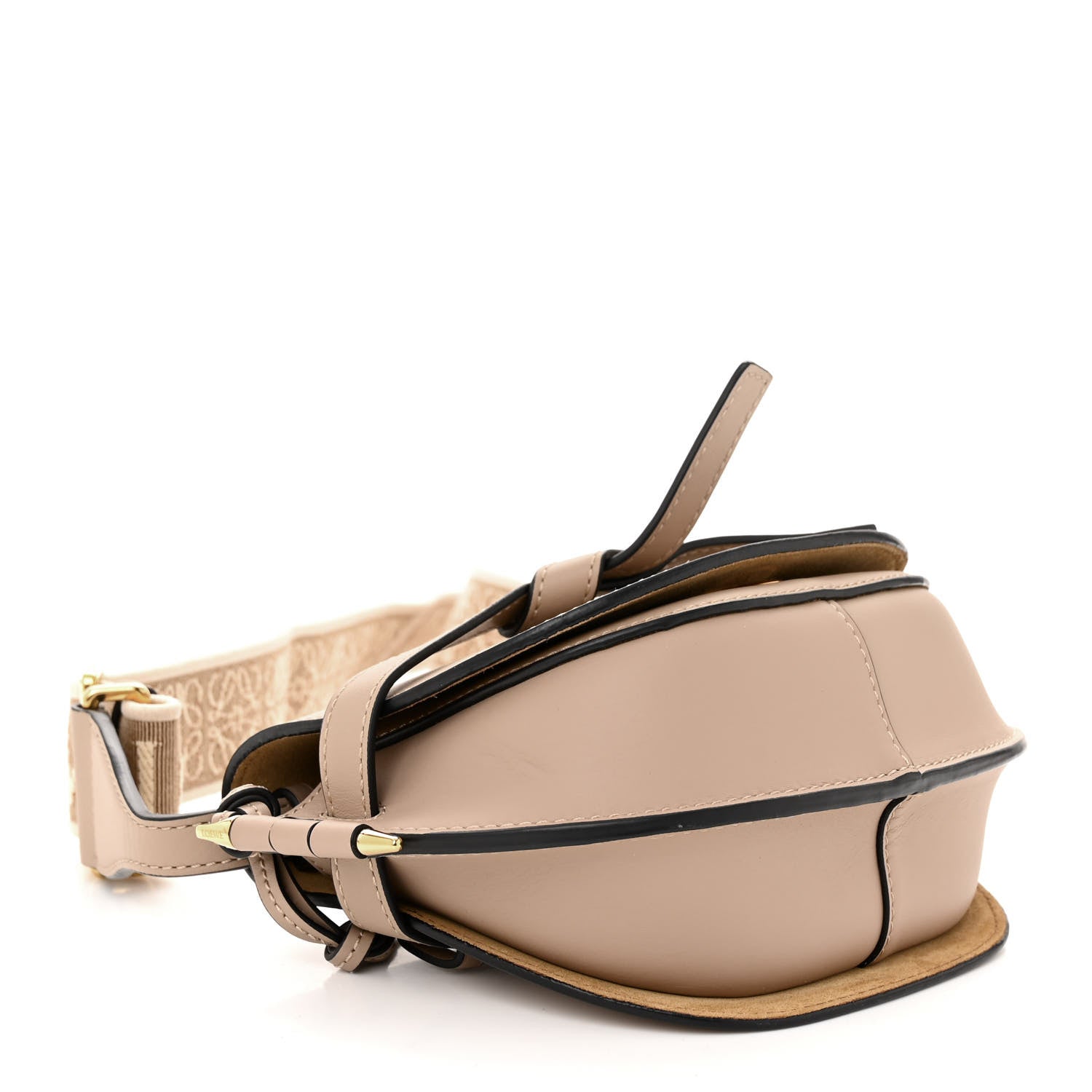 Loewe Calfskin Jacquard Mini Gate Dual Bag Sand 4 of 9