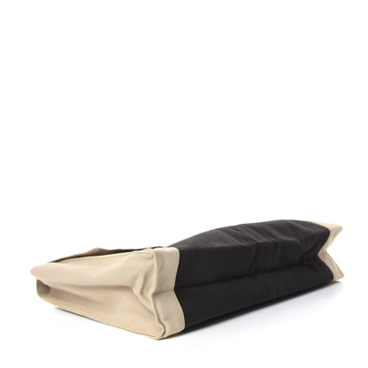 Hermes Canvas Clutch Black Beige 5 of 7