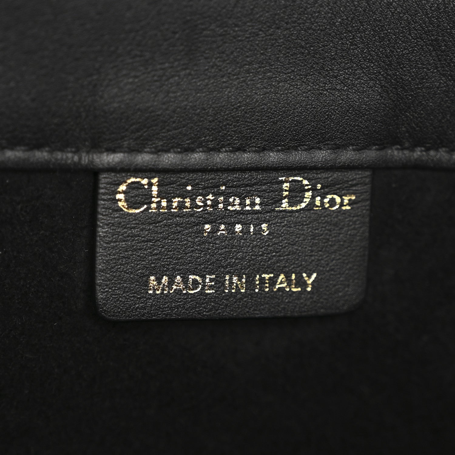 Christian Dior Calfskin Embossed Medium Book Tote Black 6 of 12