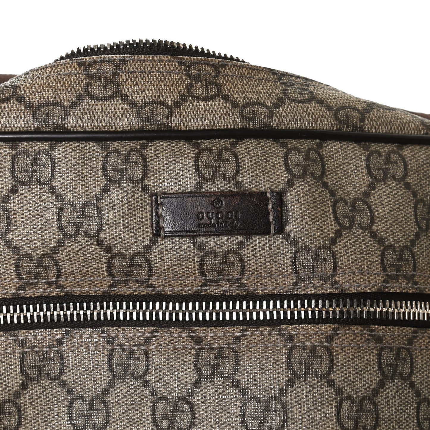 GG Plus Monogram Medium Messenger Bag Dark Brown