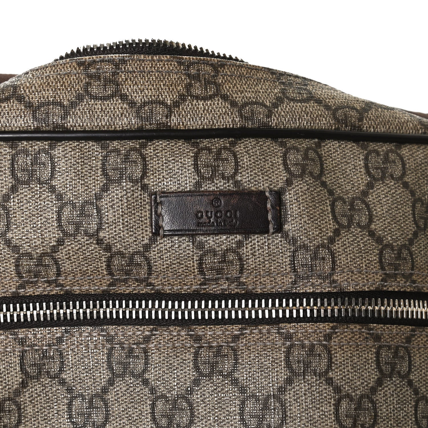 Gucci GG Plus Monogram Medium Messenger Bag Dark Brown 9 of 12