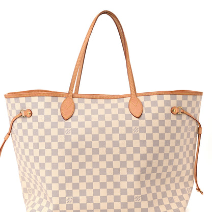Louis Vuitton Damier Azur Neo Neverfull GM Rose Ballerine 8 of 19