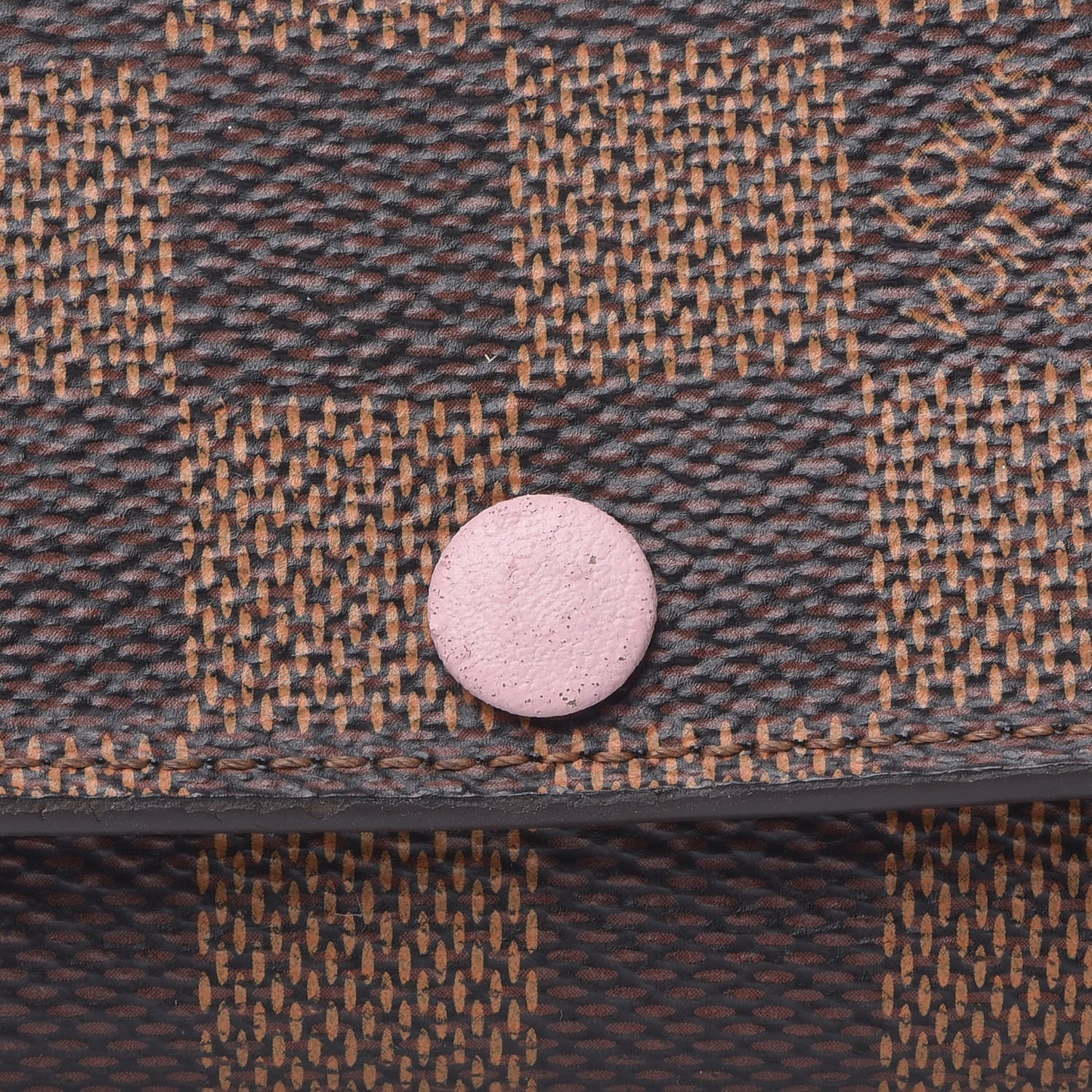 Damier Ebene Multicles 6 Key Holder Rose Ballerine