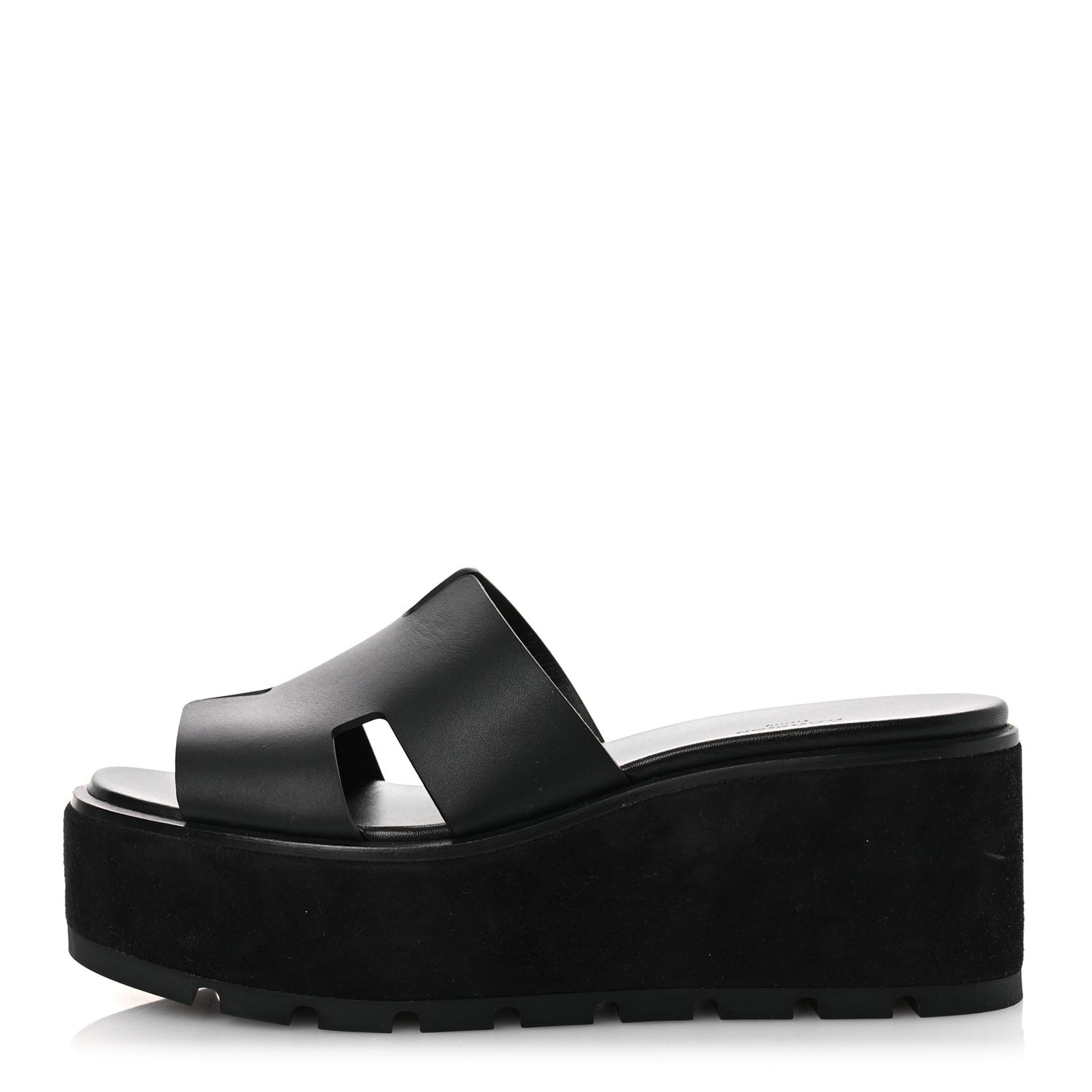 Calfskin Suede Goatskin Eze 30 Sandals 39 Black