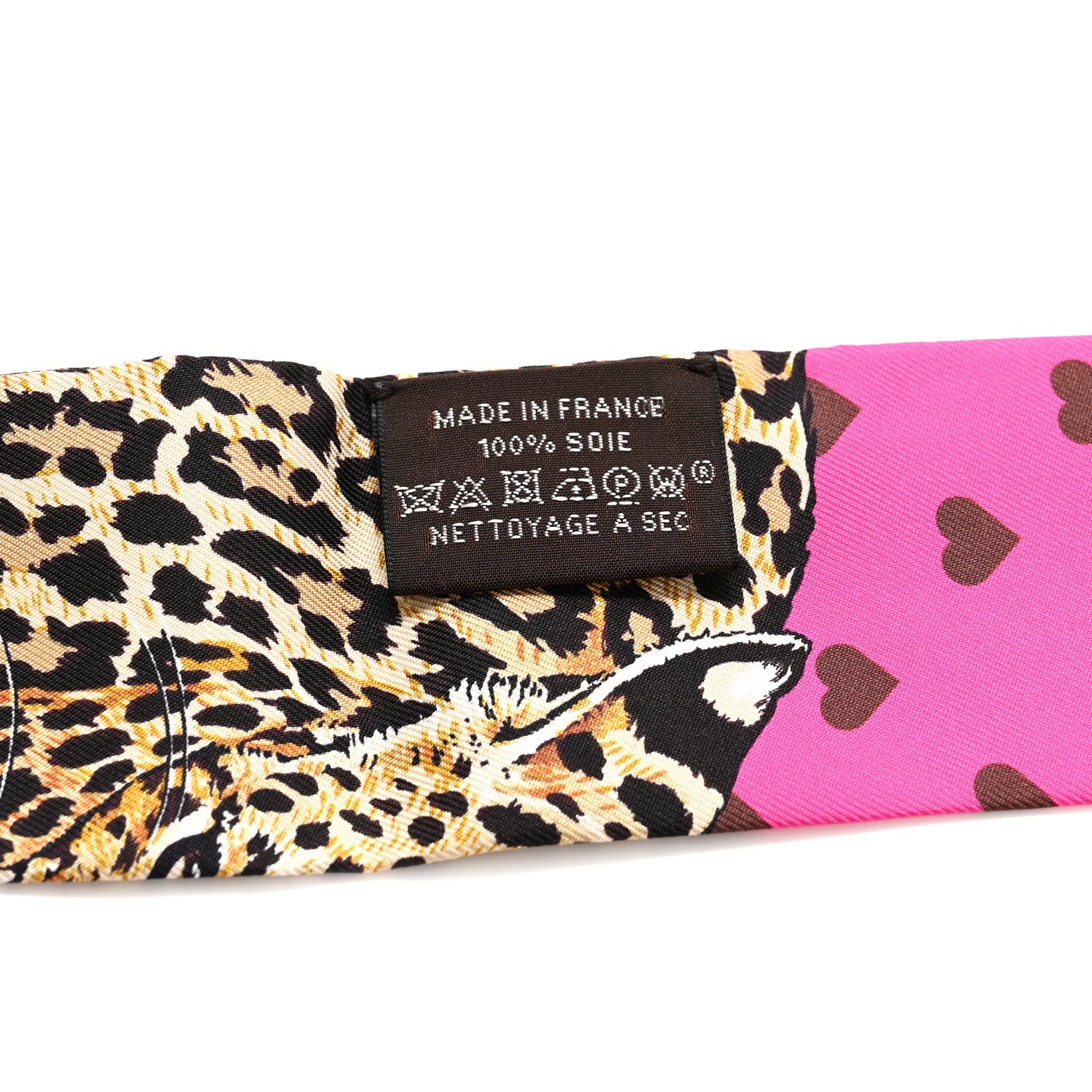 Hermes Silk Jungle Love Love Twilly Rose Vif Bleu Roy 4 of 4
