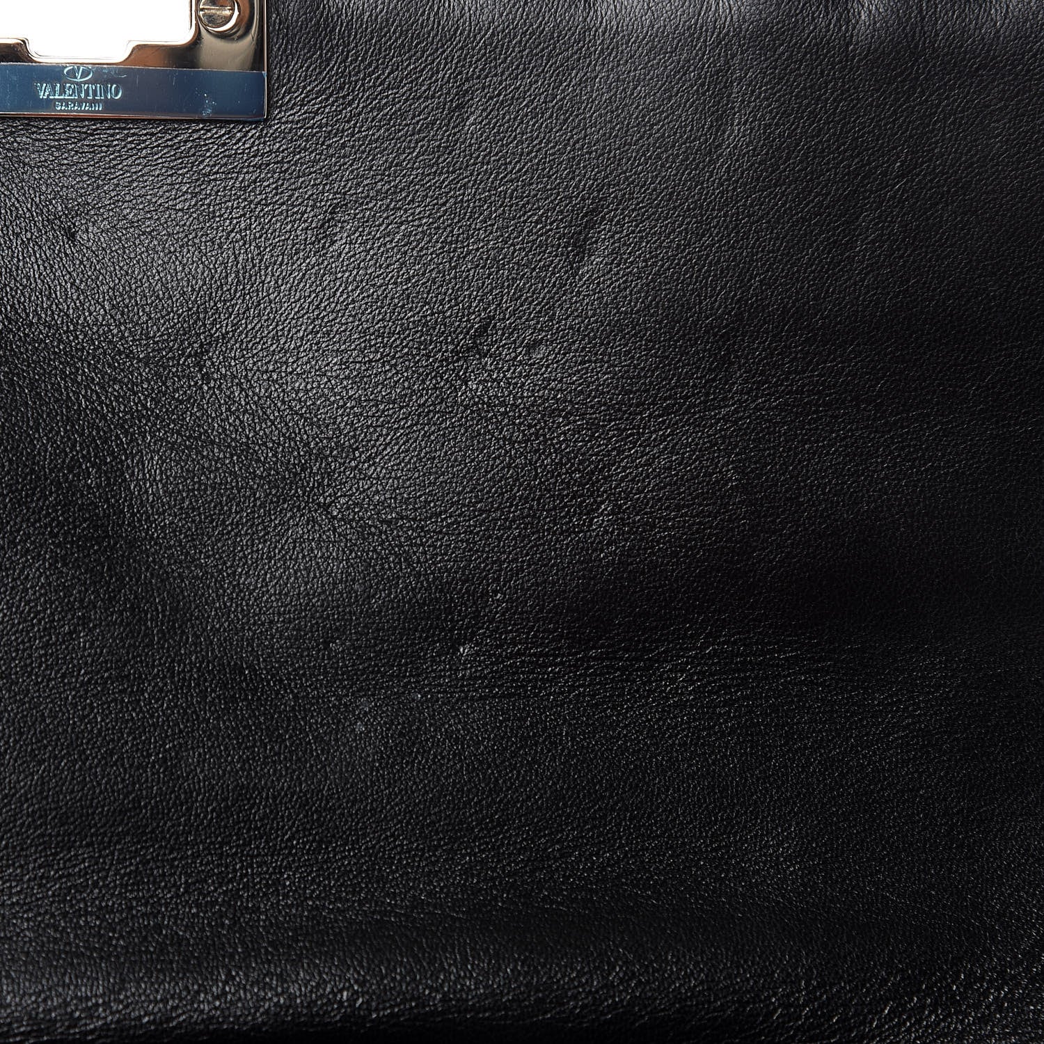 Valentino Garavani Lambskin Large Rockstud Spike Shoulder Bag Black 9 of 10