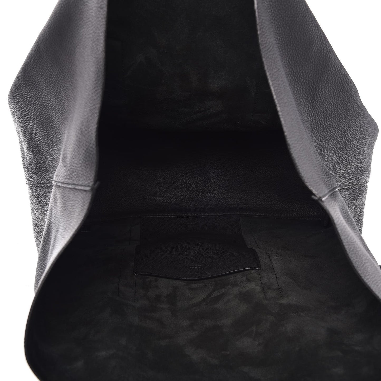 Pebbled Calfskin Carry On Duffle Black