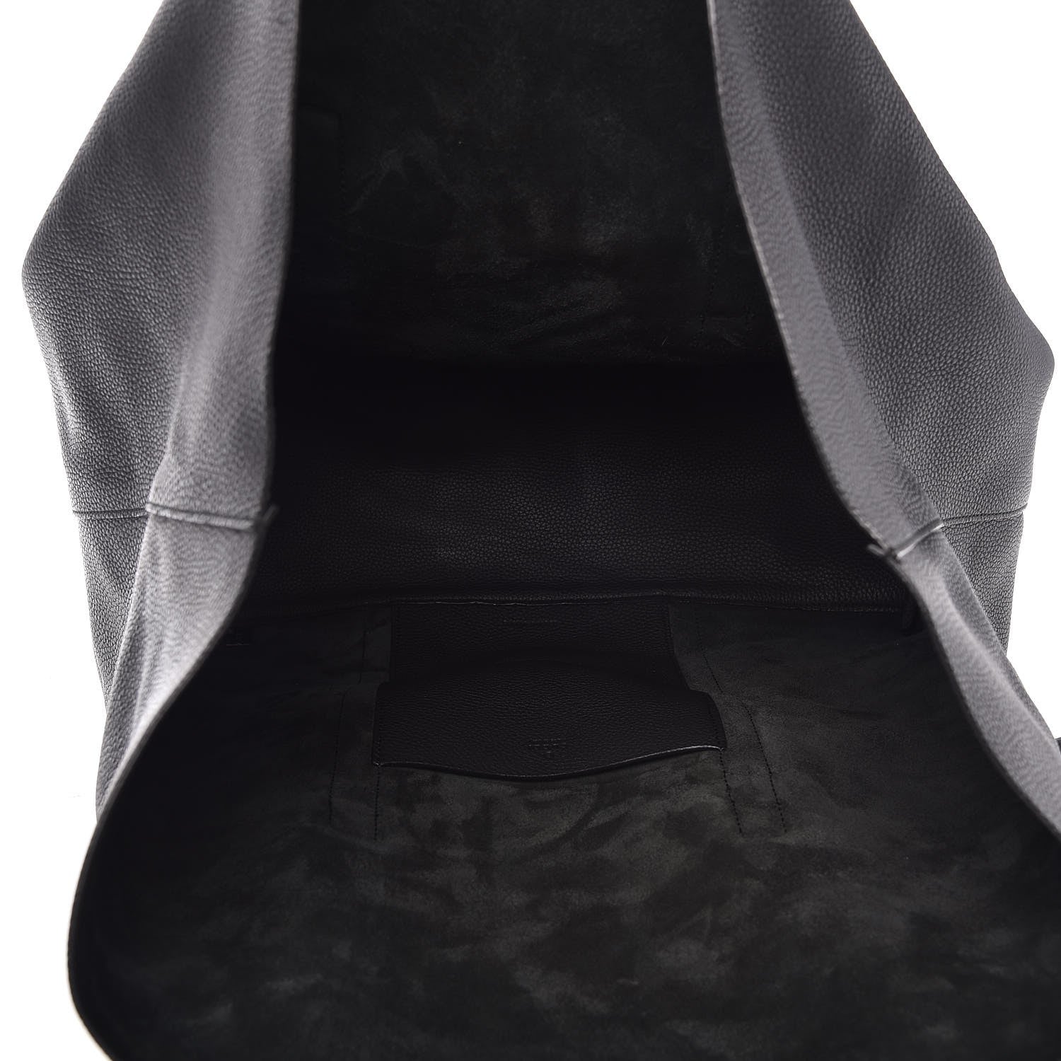 Gucci Pebbled Calfskin Carry On Duffle Black 5 of 9