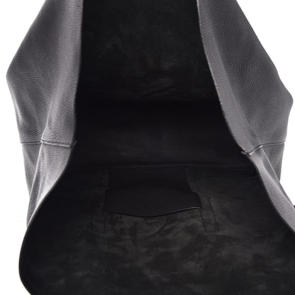 Gucci Pebbled Calfskin Carry On Duffle Black 5 of 9