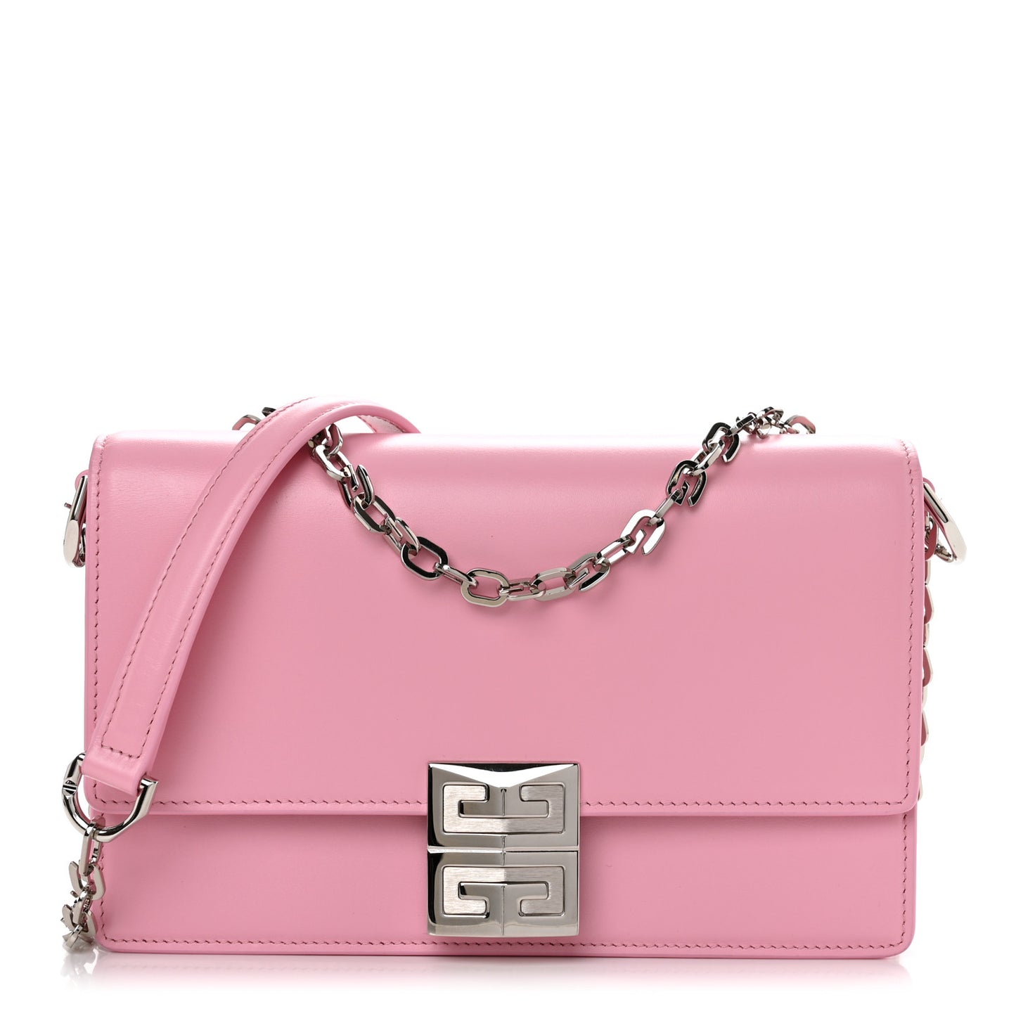 Box Calfskin Small 4G Chain Shoulder Bag Baby Pink