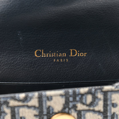 Christian Dior Oblique Saddle Belt Bag Blue 6 of 13
