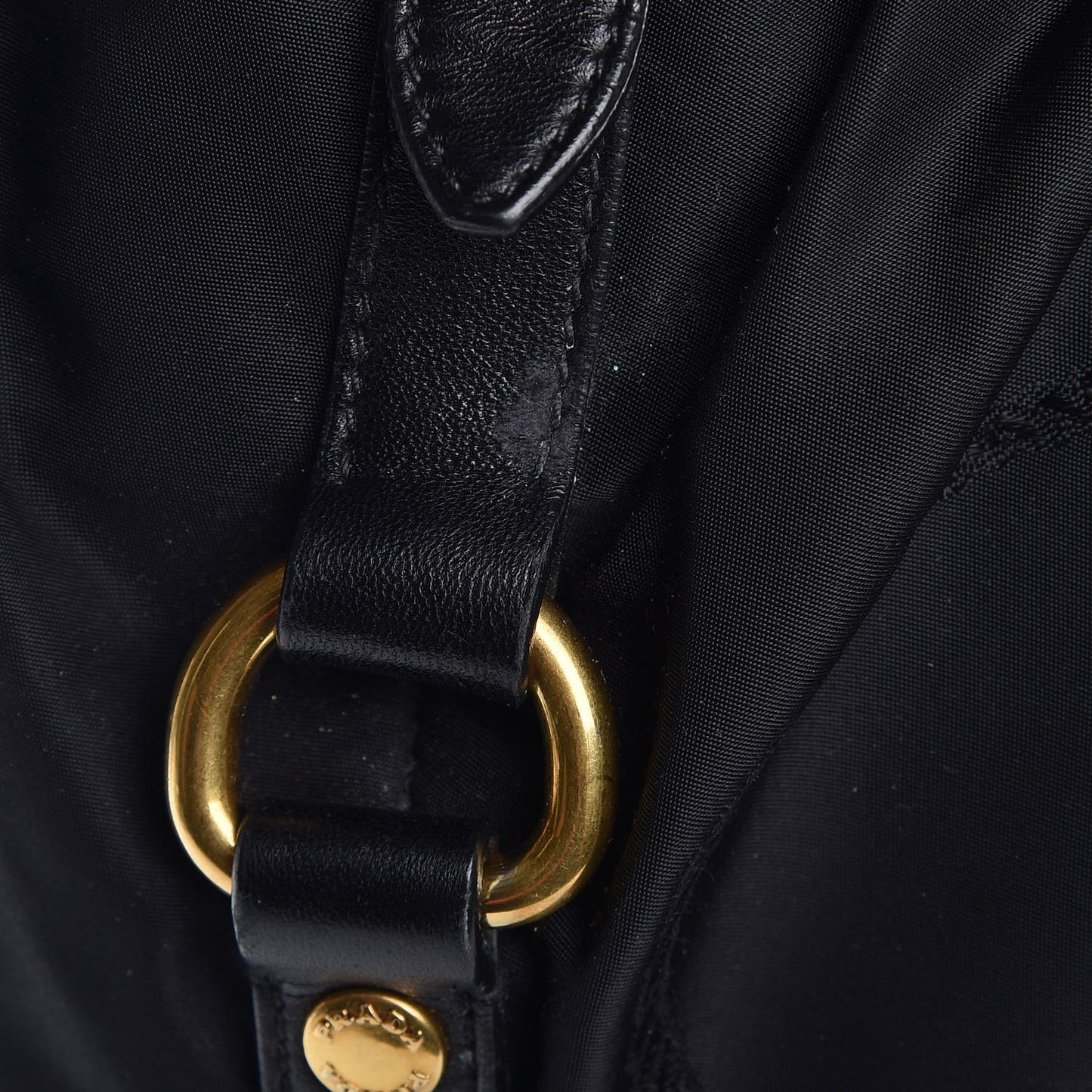 Tessuto Nylon Jacquard Logo Tote Nero Black