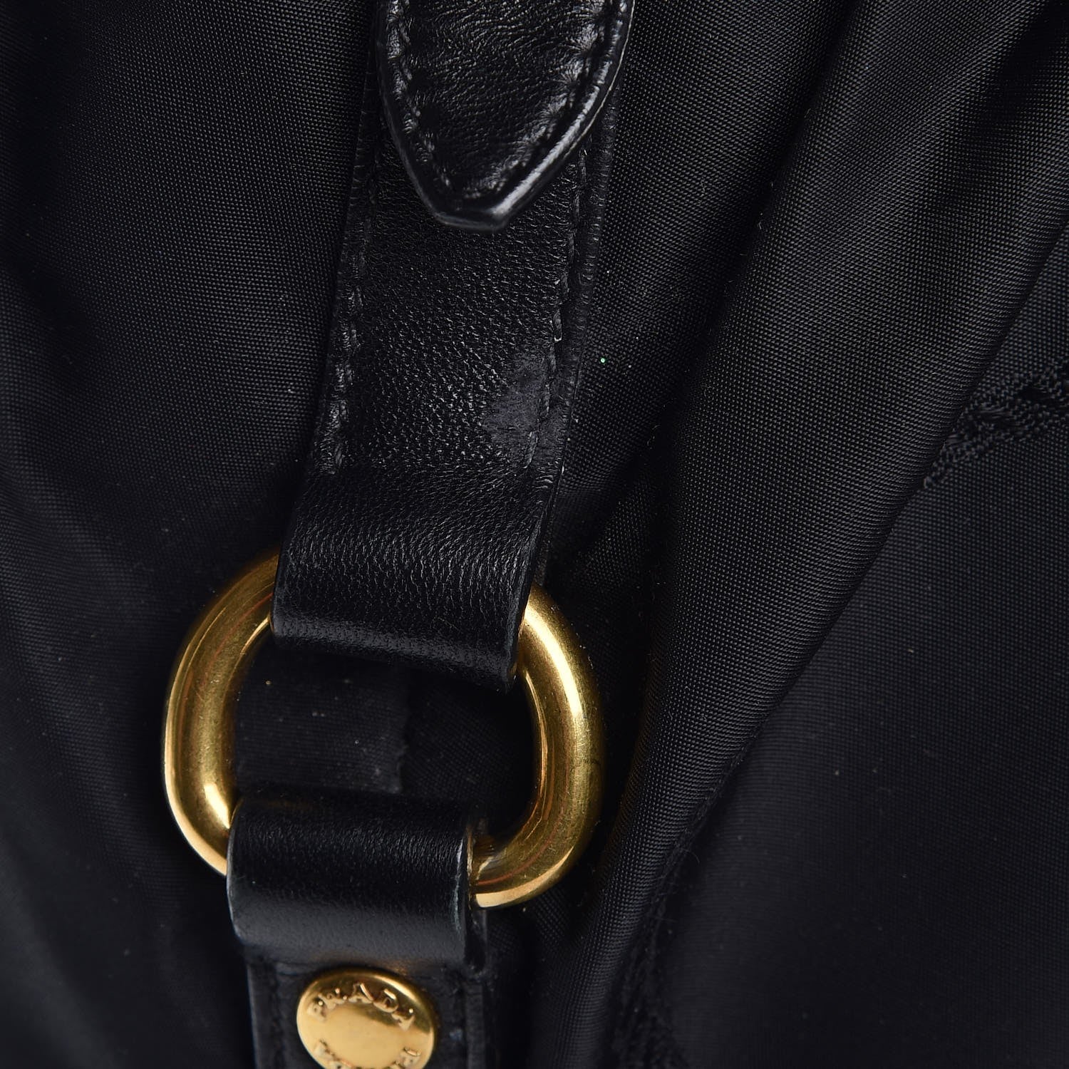 Prada Tessuto Nylon Jacquard Logo Tote Nero Black 18 of 19