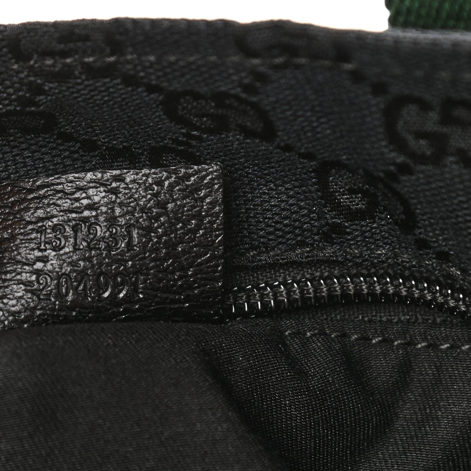 Gucci GG Monogram Large Web Handle Bucket Tote Black 7 of 12