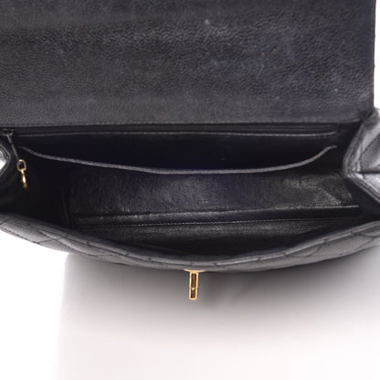 Chanel Caviar Quilted Jumbo Kelly Flap Black 5 of 14