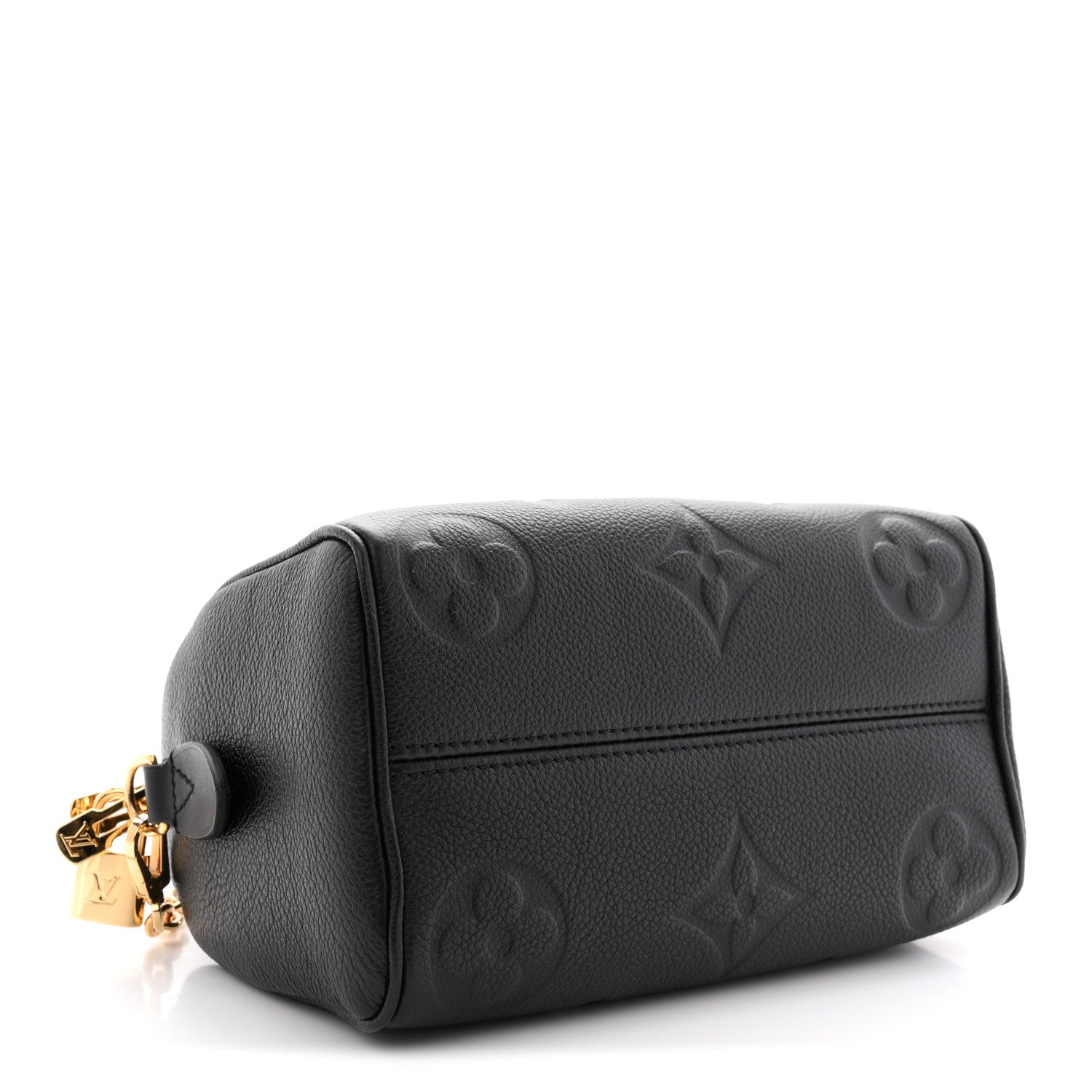 Louis Vuitton Empreinte Monogram Giant Speedy Bandouliere 20 Black 4 of 11