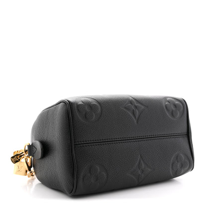Louis Vuitton Empreinte Monogram Giant Speedy Bandouliere 20 Black 4 of 11