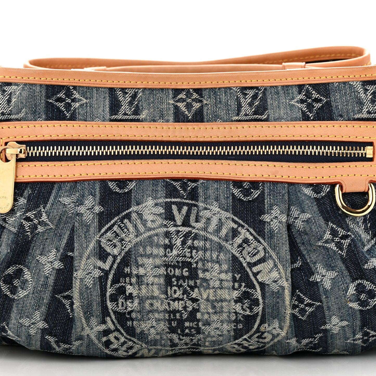 Denim Raye Porte Epaule MM