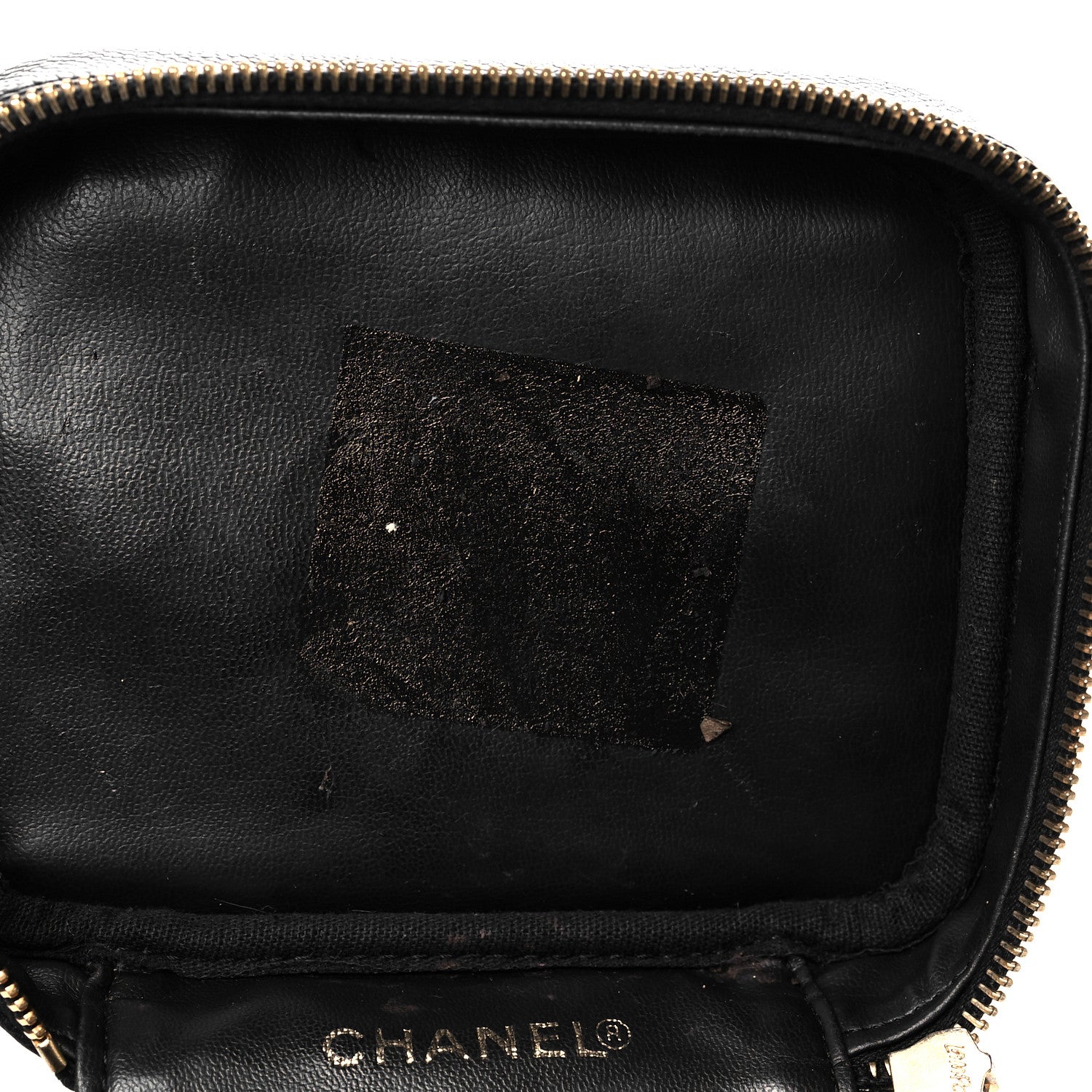 Chanel Caviar Vanity Cosmetic Case Black 11 of 13