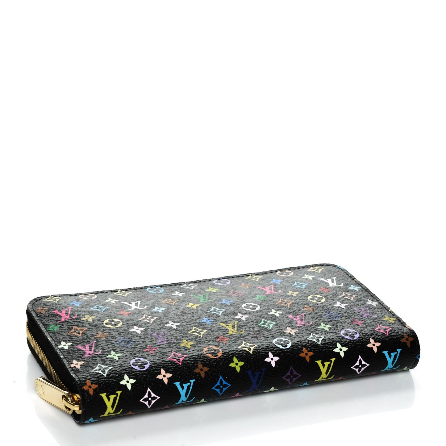 Monogram Multicolor Zippy Wallet Black Violet
