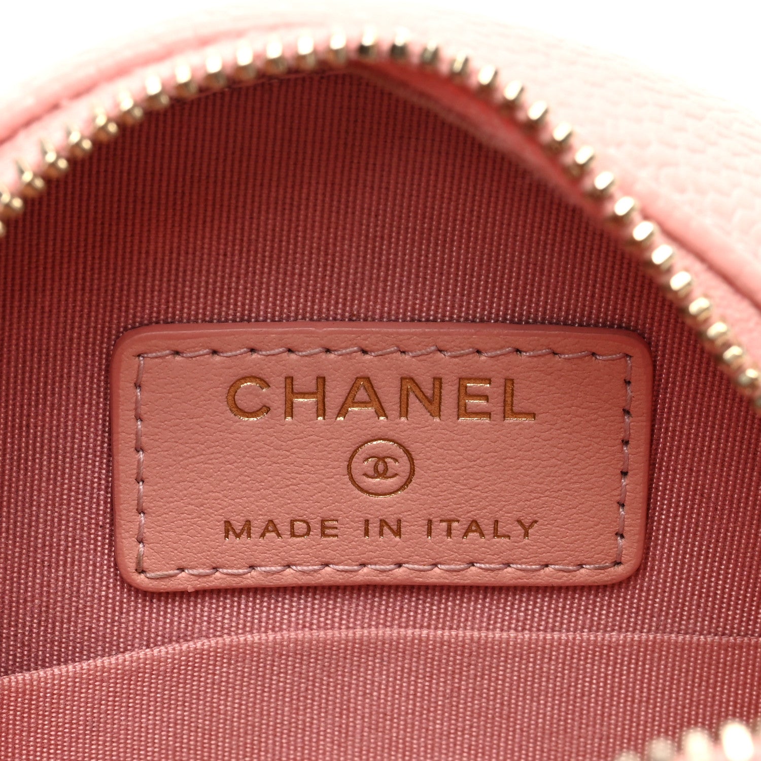 Chanel Caviar Quilted Round Filigree Crossbody Pink 6 of 10