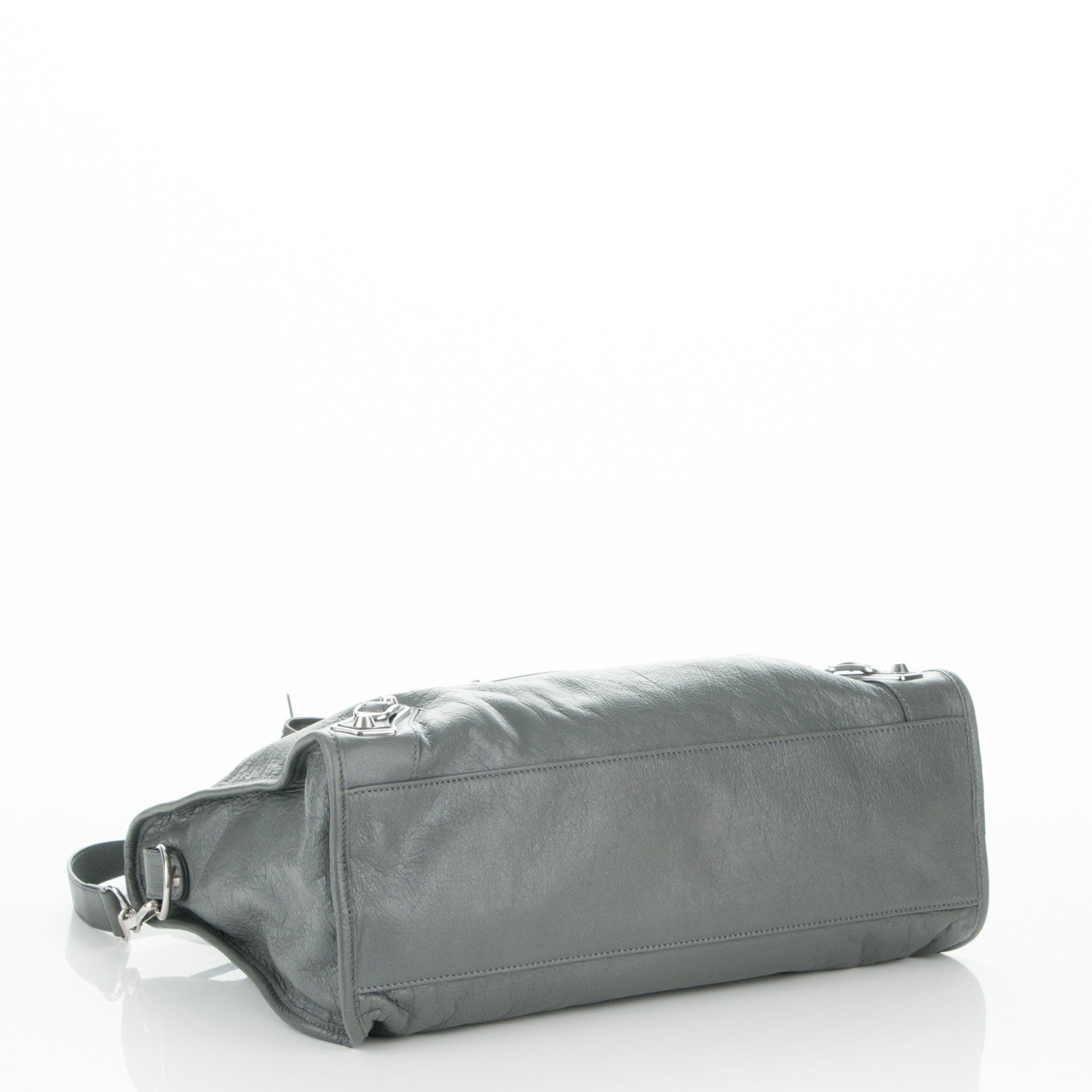 Balenciaga Agneau Silver Metallic Edge Hardware City Gris Cendre 4 of 7