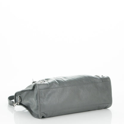 Balenciaga Agneau Silver Metallic Edge Hardware City Gris Cendre 4 of 7
