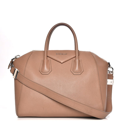 Givenchy Sugar Goatskin Medium Antigona Latte Brown 1 of 12