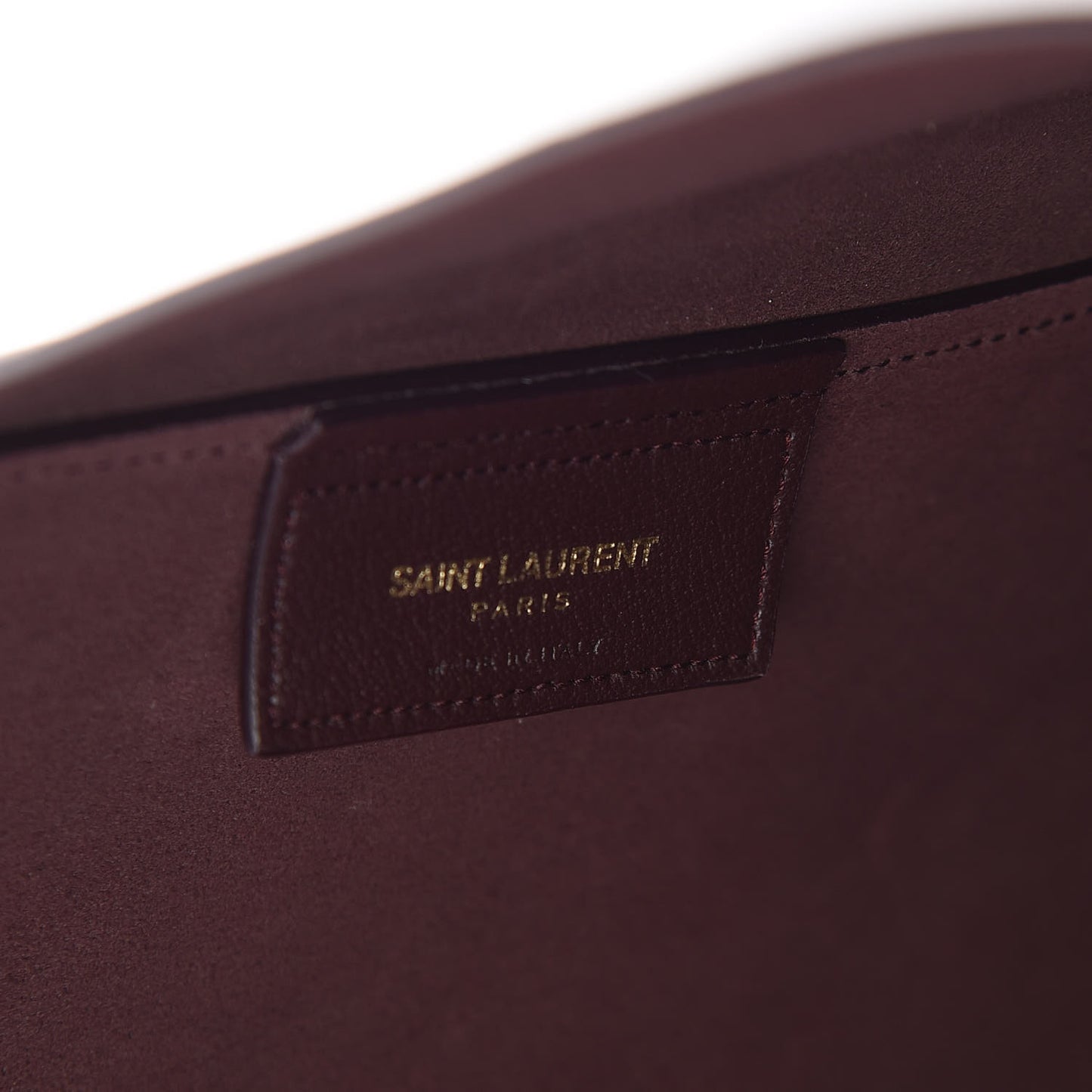 Calfskin Large Shopping Tote Bordeaux